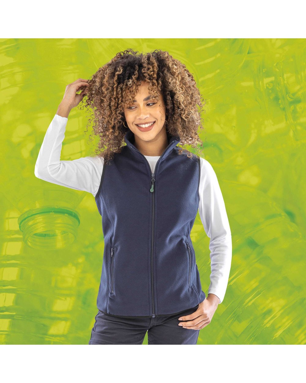 Polar Fleeces RESULT Gerecyclede bodywarmer voor bedrukking &amp; borduring