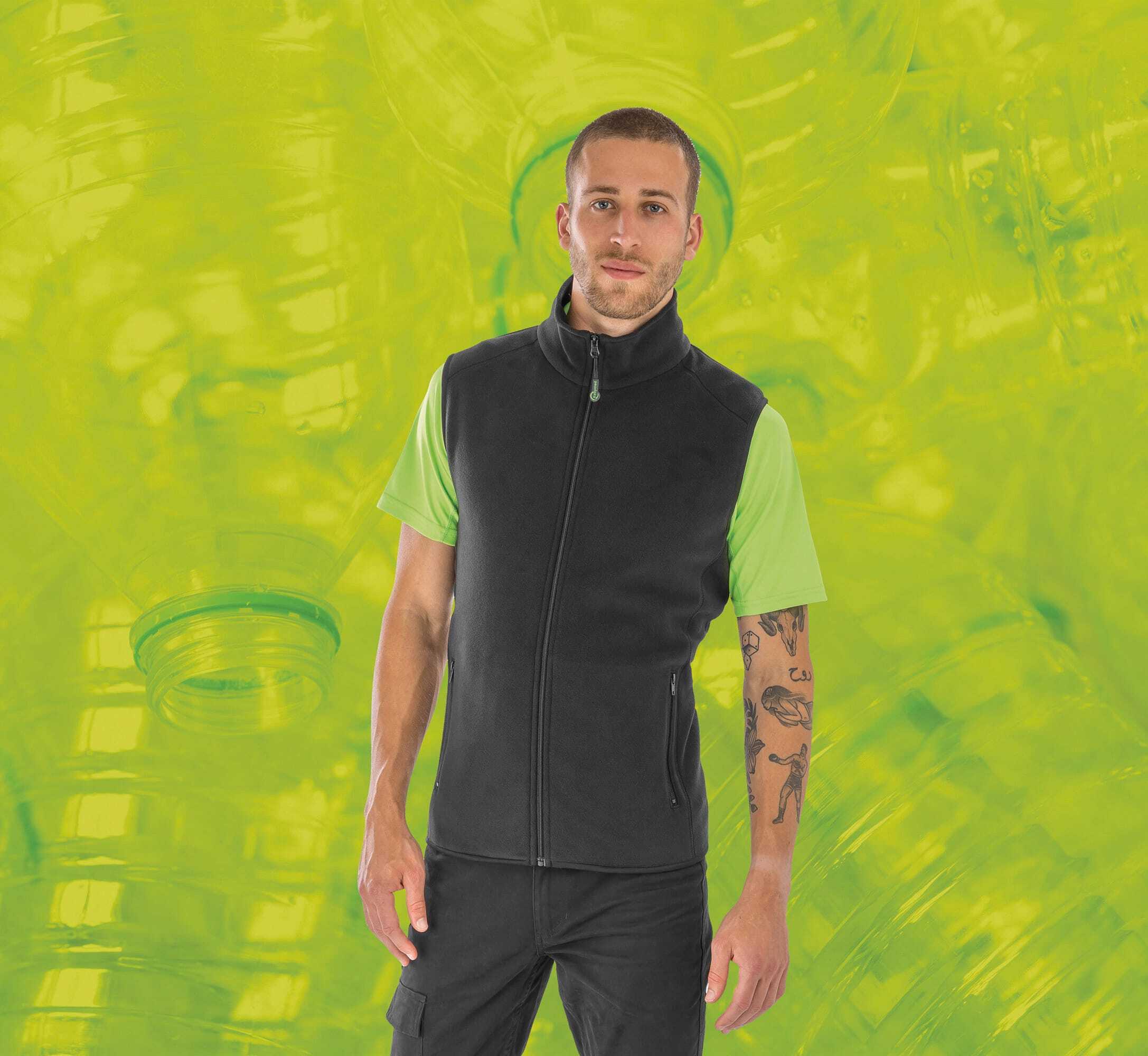 Laines polaires personnalisable RESULT Gilet bodywarmer recyclé