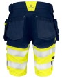 Bermuda's & Shorts PROJOB 6580 SIGNALISATIE STRETCHSHORT EN ISO 20471 KLASSE 1 voor bedrukking &amp; borduring
