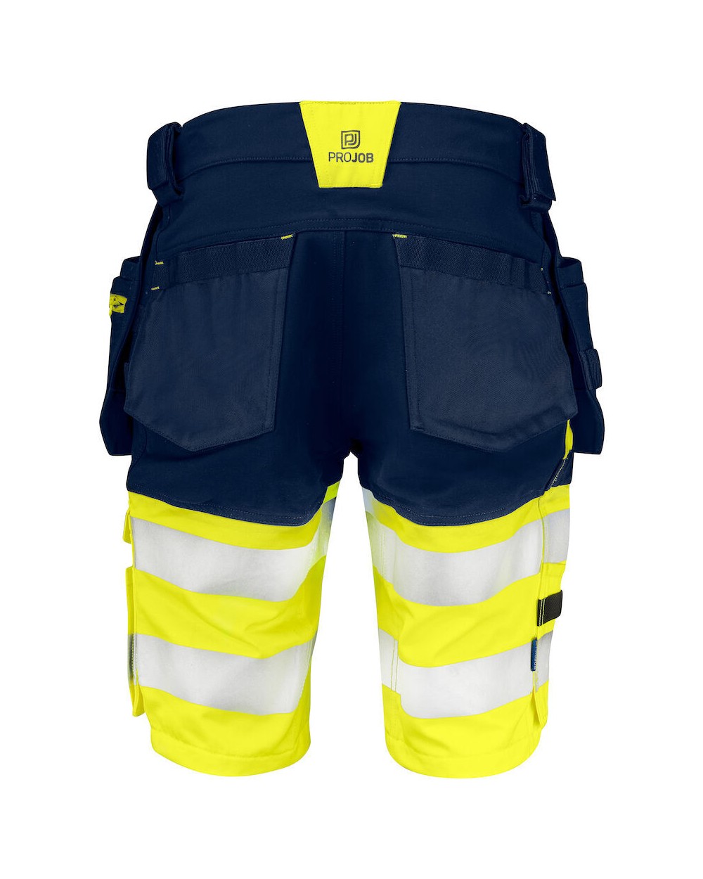 Bermuda's & Shorts PROJOB 6580 SIGNALISATIE STRETCHSHORT EN ISO 20471 KLASSE 1 voor bedrukking &amp; borduring