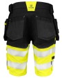 Bermuda's & Shorts PROJOB 6580 SIGNALISATIE STRETCHSHORT EN ISO 20471 KLASSE 1 voor bedrukking &amp; borduring