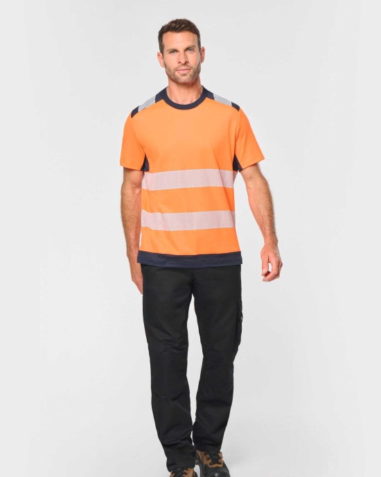 T-Shirts personnalisable Wk. Designed To Work T-shirt de sécurité recyclé manches courtes unisexe