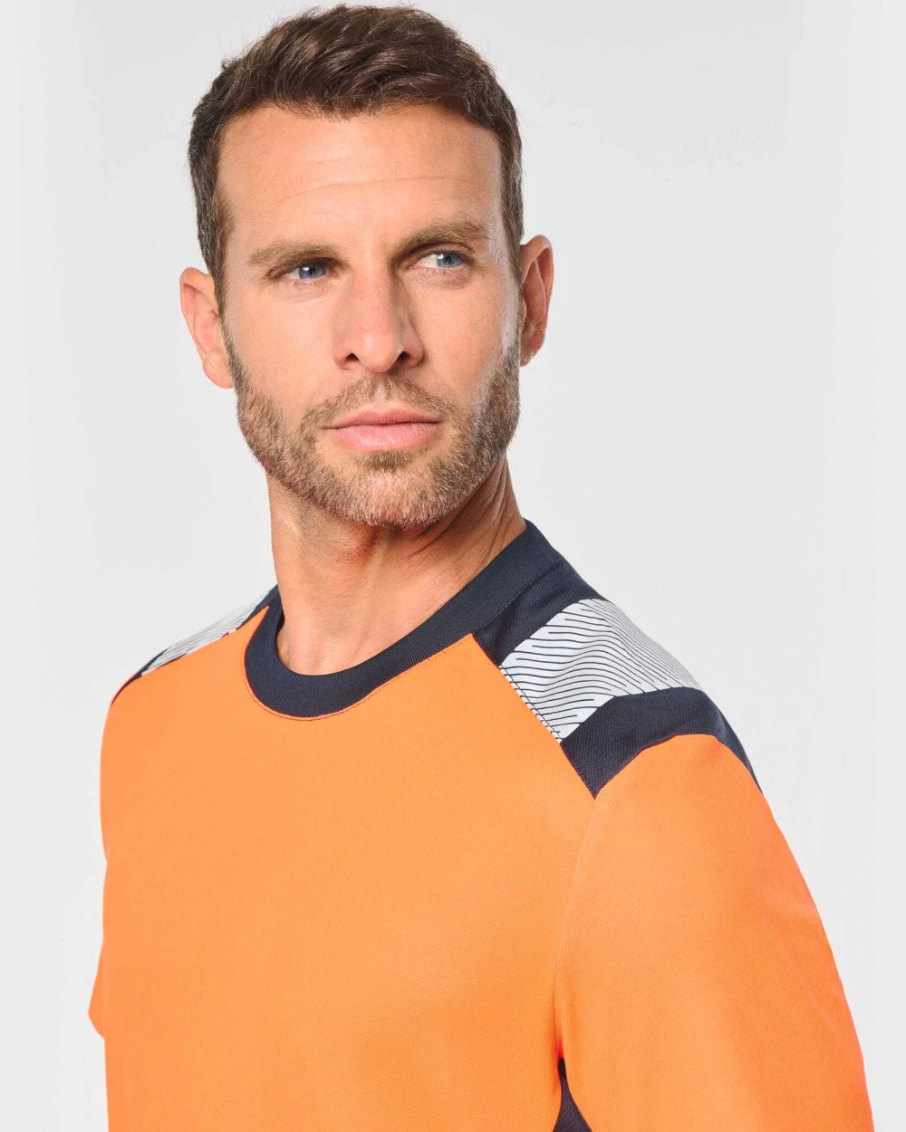 T-shirts WK. DESIGNED TO WORK Gerecycled veiligheids-T-shirt ronde hals korte mouwen unisex voor bedrukking &amp; borduring