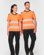T-shirts WK. DESIGNED TO WORK Gerecycled veiligheids-T-shirt ronde hals korte mouwen unisex voor bedrukking &amp; borduring