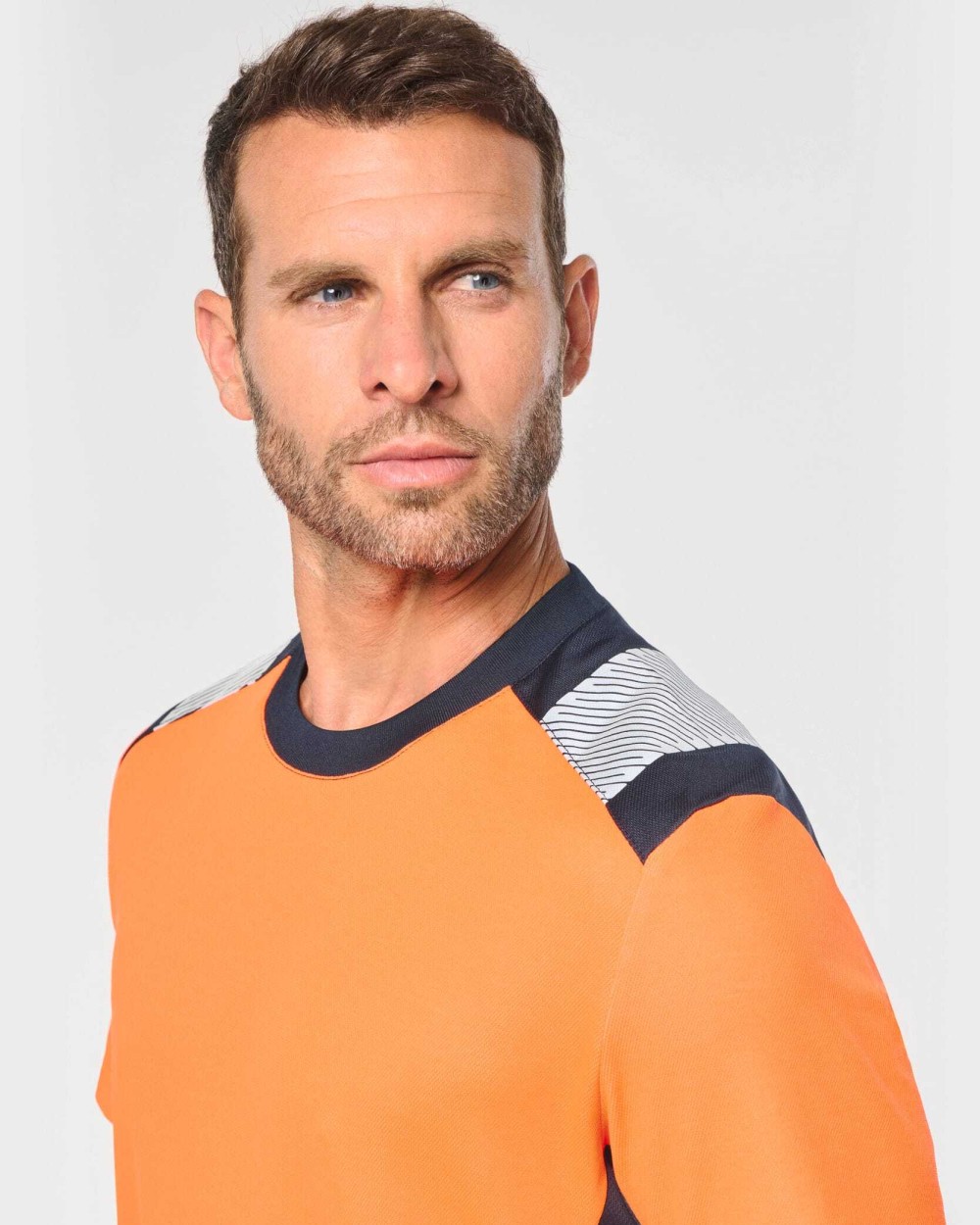 T-shirts WK. DESIGNED TO WORK Gerecycled veiligheids-T-shirt ronde hals korte mouwen unisex voor bedrukking &amp; borduring