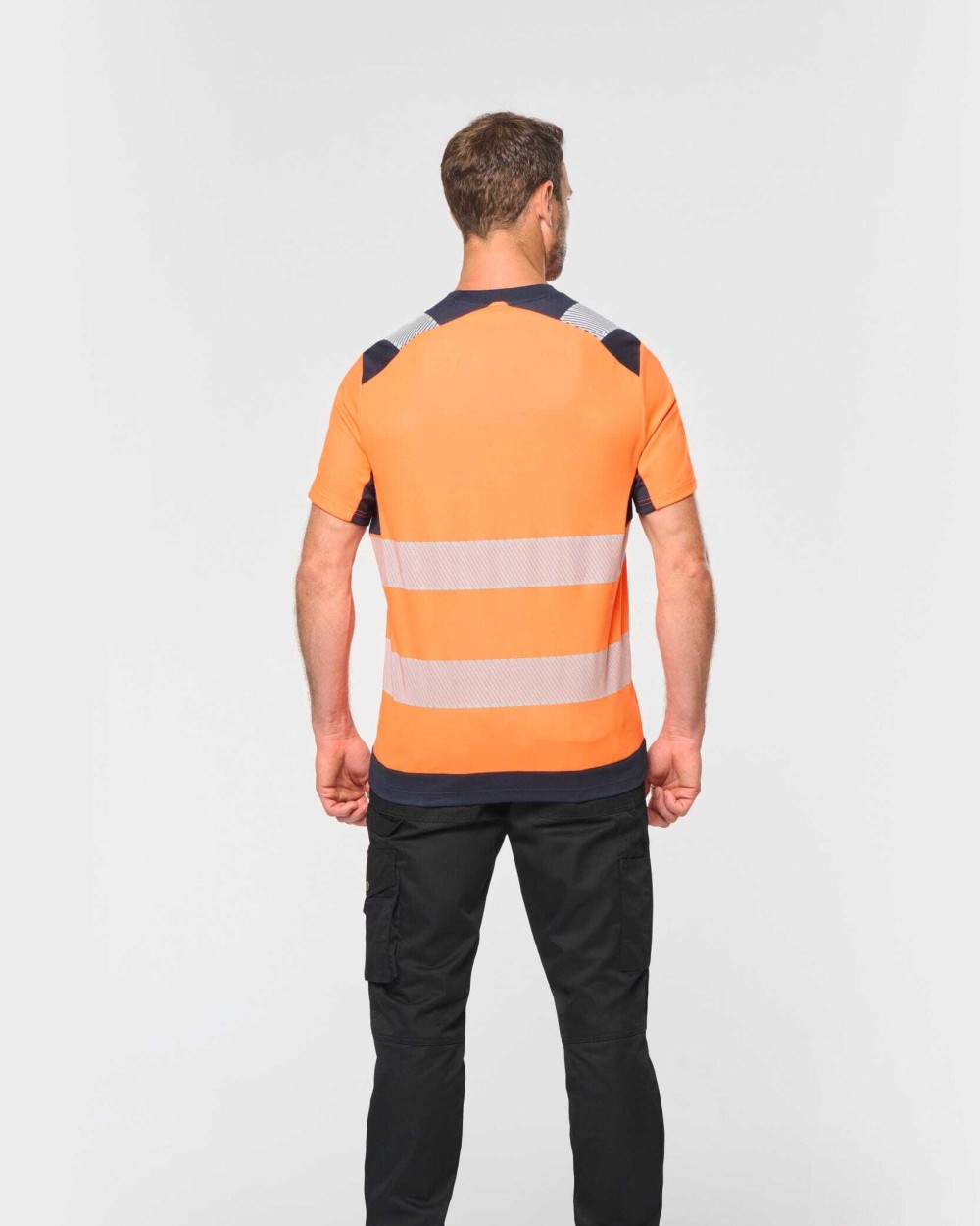 WK. DESIGNED TO WORK Recyceltes Sicherheits-T-Shirt mit Rundhalsausschnitt und kurzen Ärmeln T-Shirts personalisierbar