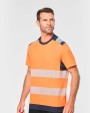 T-shirts WK. DESIGNED TO WORK Gerecycled veiligheids-T-shirt ronde hals korte mouwen unisex voor bedrukking &amp; borduring
