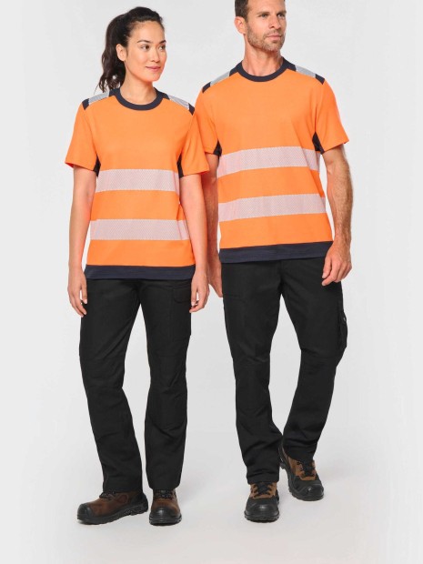 T-Shirts à personnaliser WK. DESIGNED TO WORK T-shirt de sécurité recyclé manches courtes unisexe 