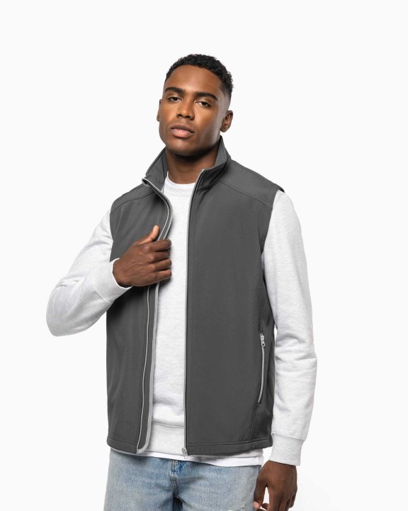 Softshells personnalisable KARIBAN Bodywarmer softshell 2 couches homme
