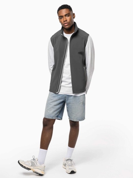 Softshells à personnaliser KARIBAN Bodywarmer softshell 2 couches homme 