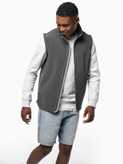 Softshells à personnaliser KARIBAN Bodywarmer softshell 2 couches homme 
