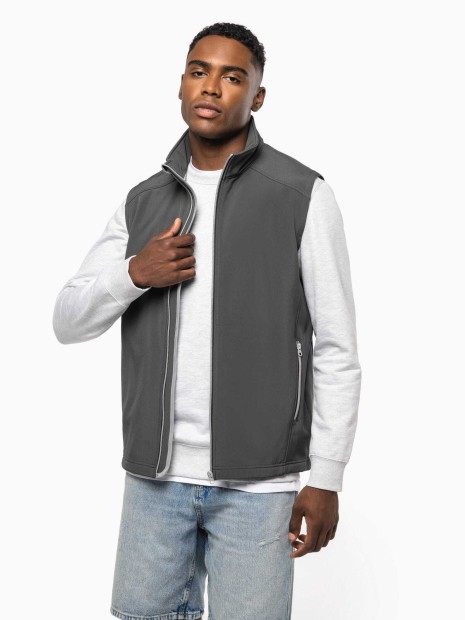 Softshells à personnaliser KARIBAN Bodywarmer softshell 2 couches homme 
