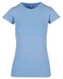 T-shirts BUILD YOUR BRAND Ladies Basic Stretch Tee voor bedrukking &amp; borduring
