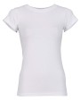 T-shirts BUILD YOUR BRAND Ladies Basic Stretch Tee voor bedrukking &amp; borduring
