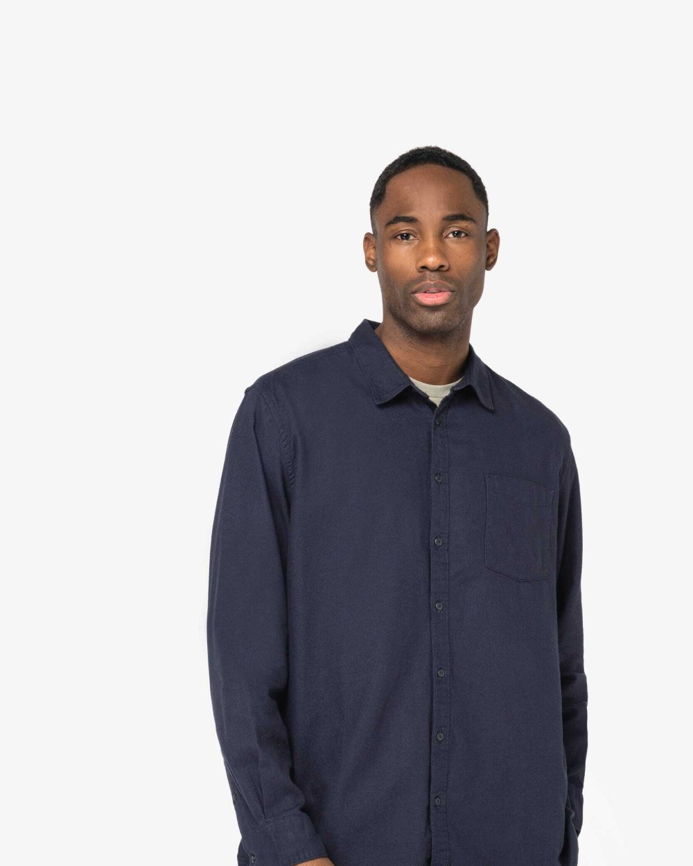 Chemises personnalisable NATIVE SPIRIT Chemise écoresponsable en flanelle homme