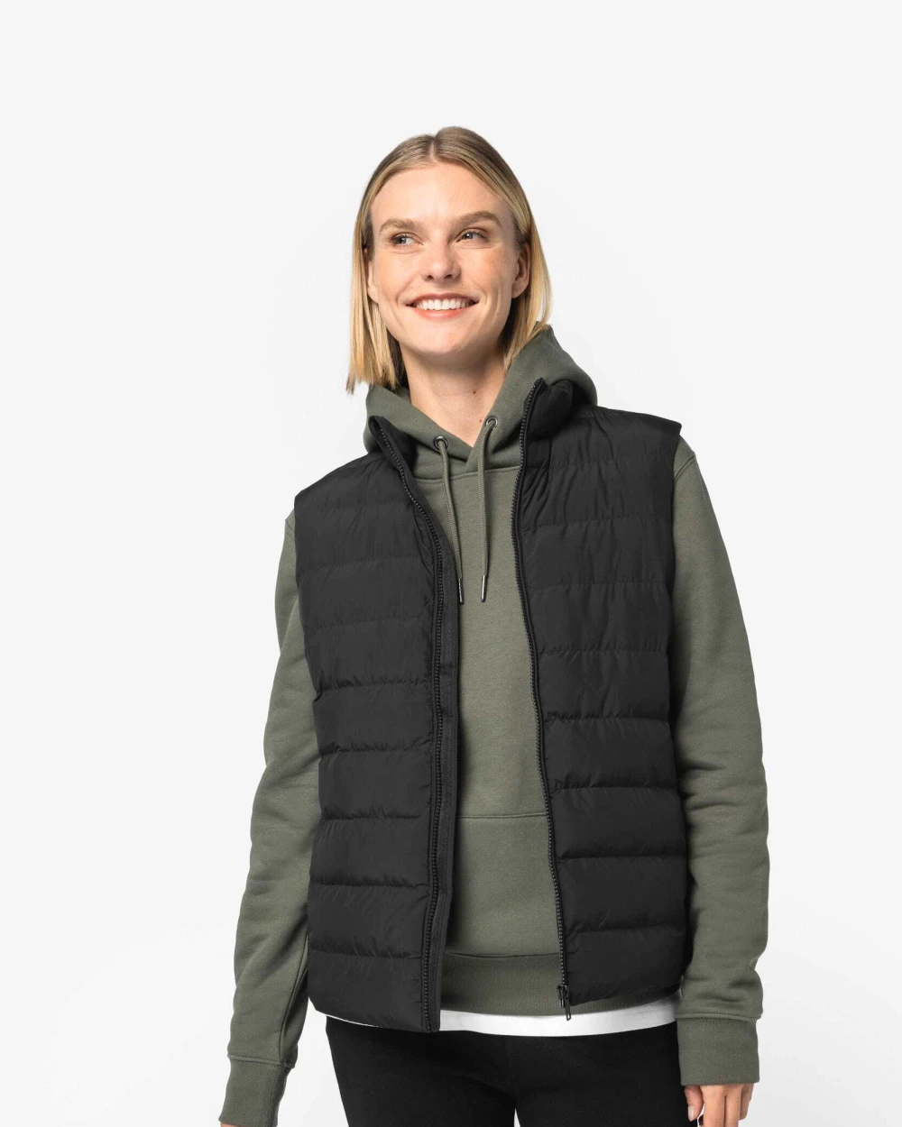 Vestes personnalisable NATIVE SPIRIT Bodywarmer écoresponsable matelassé femme