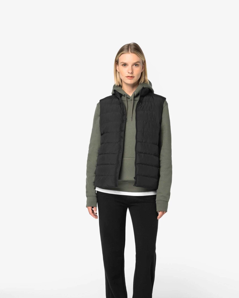 Vestes personnalisable NATIVE SPIRIT Bodywarmer écoresponsable matelassé femme