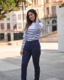 Pantalons personnalisable FRONT ROW Pantalon Chino Stretch Femme