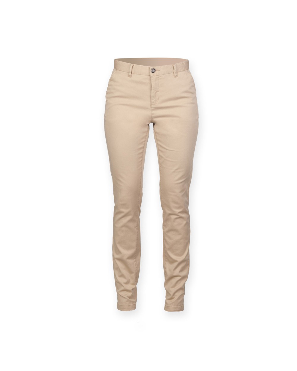 Broeken FRONT ROW Ladies' Stretch Chino Trousers voor bedrukking &amp; borduring