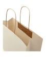 Sacs & Bagagerie personnalisable 4DO Sac en papier fabriqué à partir de déchets agricoles 150 g/m2avec poignées torsadées, 31 x 12 x 2...
