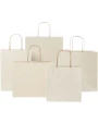 Sacs & Bagagerie personnalisable 4DO Sac en papier fabriqué à partir de déchets agricoles 150 g/m2avec poignées torsadées, 31 x 12 x 2...