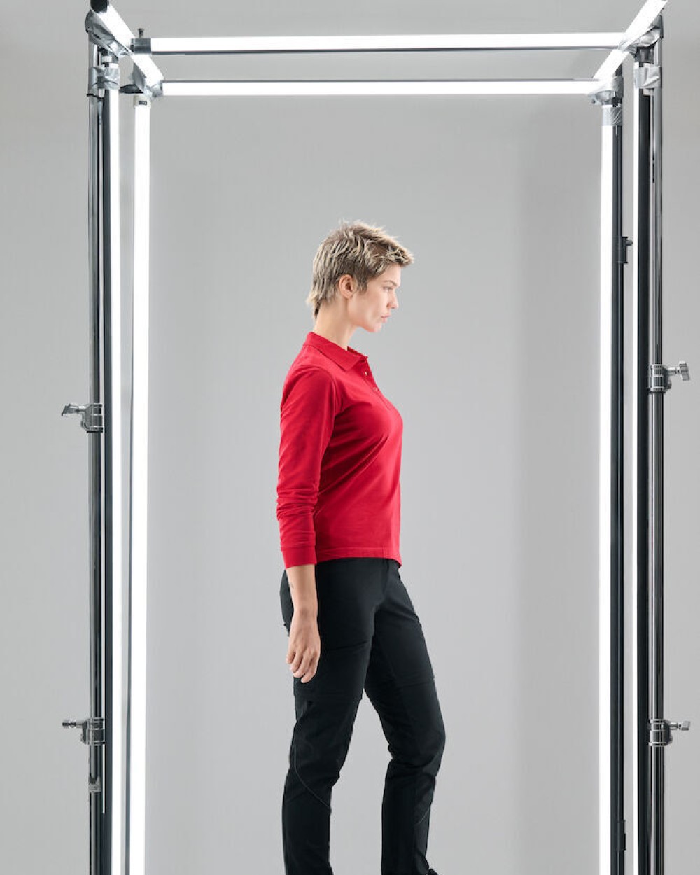 PRINTER Surf Pro L/S 
Polo Pique Damen Poloshirts personalisierbar