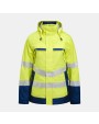 JOBMAN 1383 Gefütterte Shelljacke Hi-Vis Jacken personalisierbar