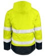 JOBMAN 1383 Gefütterte Shelljacke Hi-Vis Jacken personalisierbar