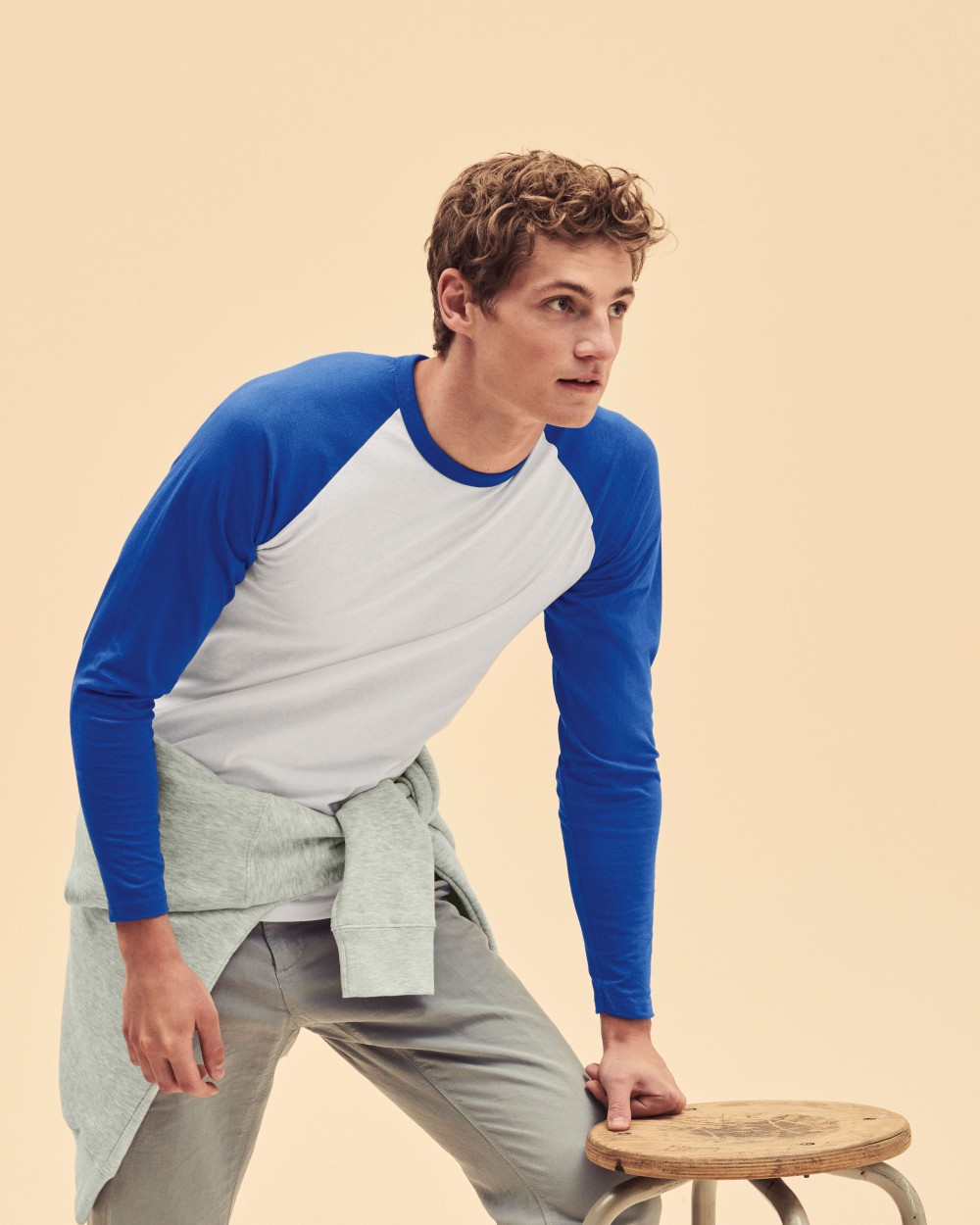 T-shirts FOL VALUEWEIGHT LONG SLEEVE BASEBALL T voor bedrukking &amp; borduring