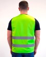 Fluo vestjes FLUOFLASH Safety jacket !! ZIPPER !! voor bedrukking &amp; borduring