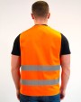 FLUOFLASH Safety jacket !! ZIPPER !! Warnwesten personalisierbar