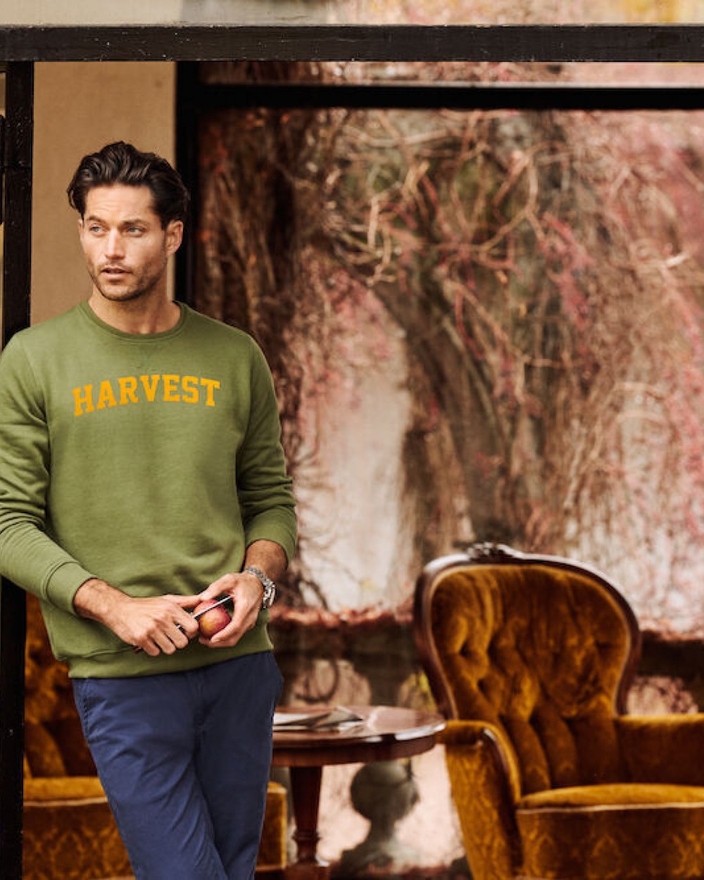 Truien JAMES-HARVEST Alder Heights
Sweater Heren voor bedrukking &amp; borduring