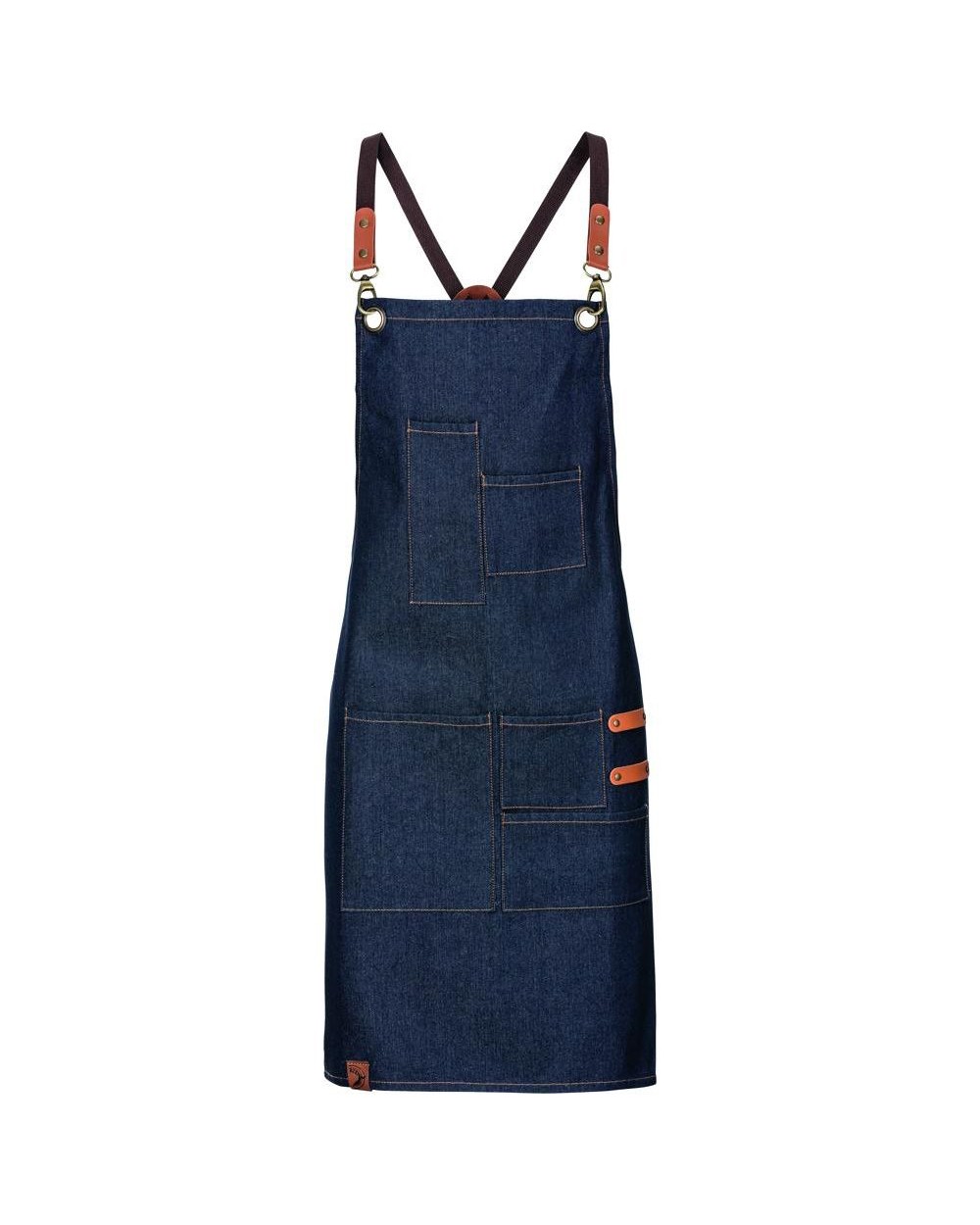 Schorten EXNER Bib Apron Denim voor bedrukking &amp; borduring
