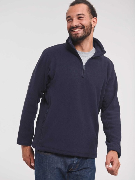 Laines polaires à personnaliser RUSSELL Polaire col zippé 