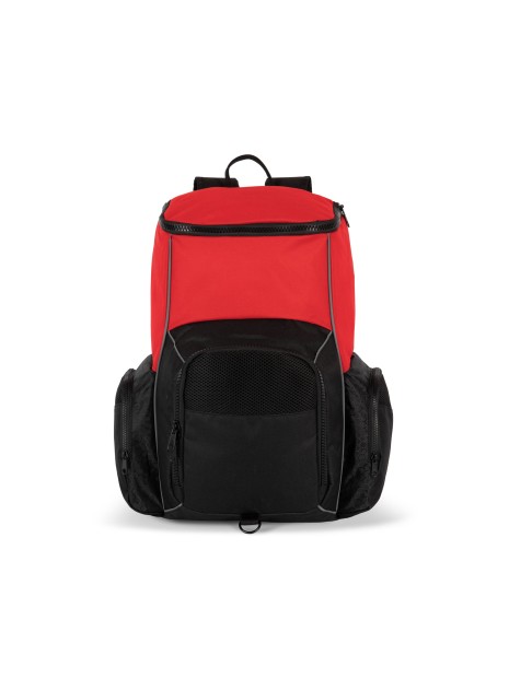 KIMOOD Sac à dos de sport recyclé avec porte-objets /api/colors/b50d1b8c-b02f-4ec6-9360-ffd14b5df30b personnalisable
