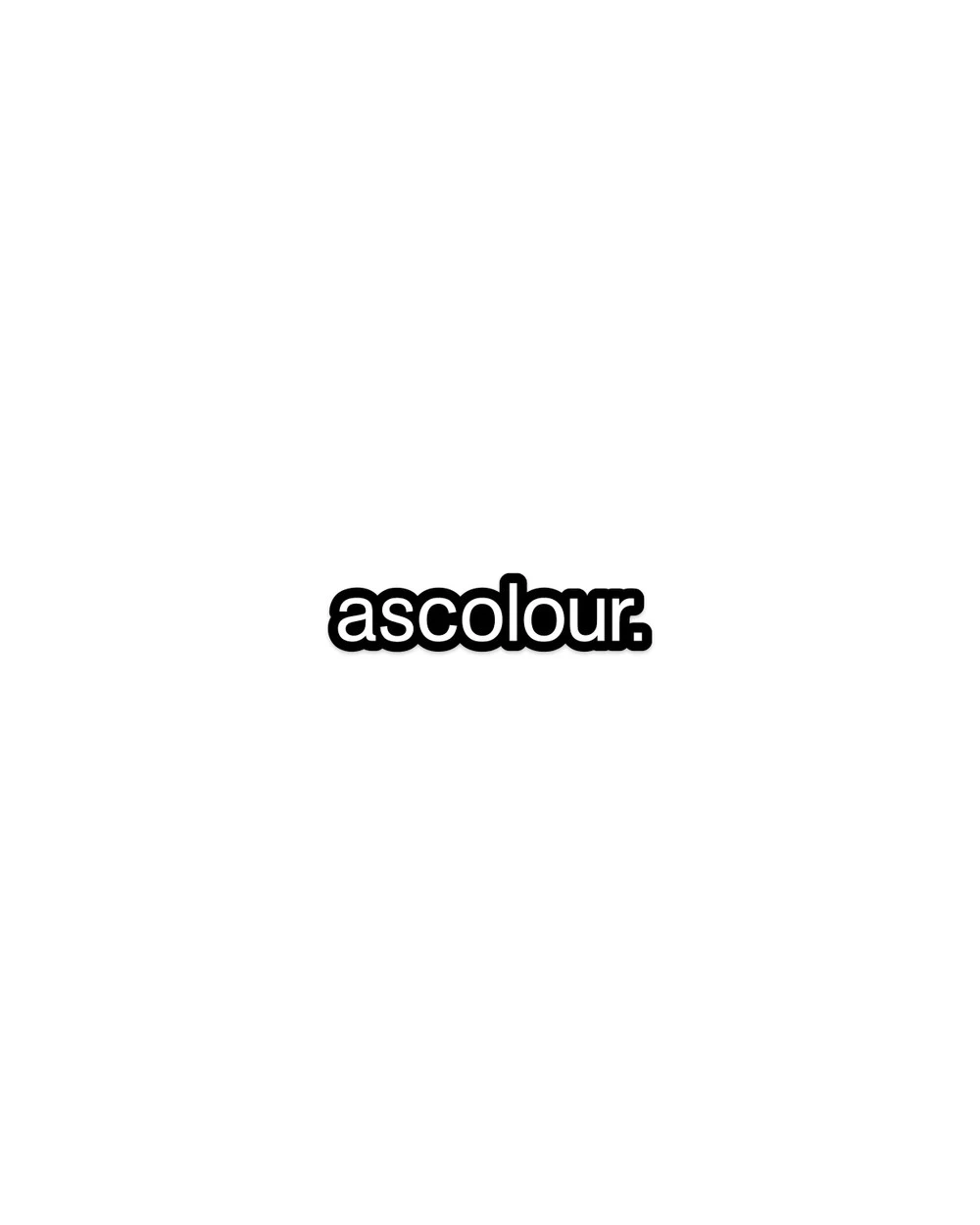 Accessoires personnalisable AS COLOUR Logo Sticker
