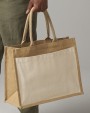 Tote bags personnalisable WESTFORDMILL COTTON PUCKET JUTE SHOPPER