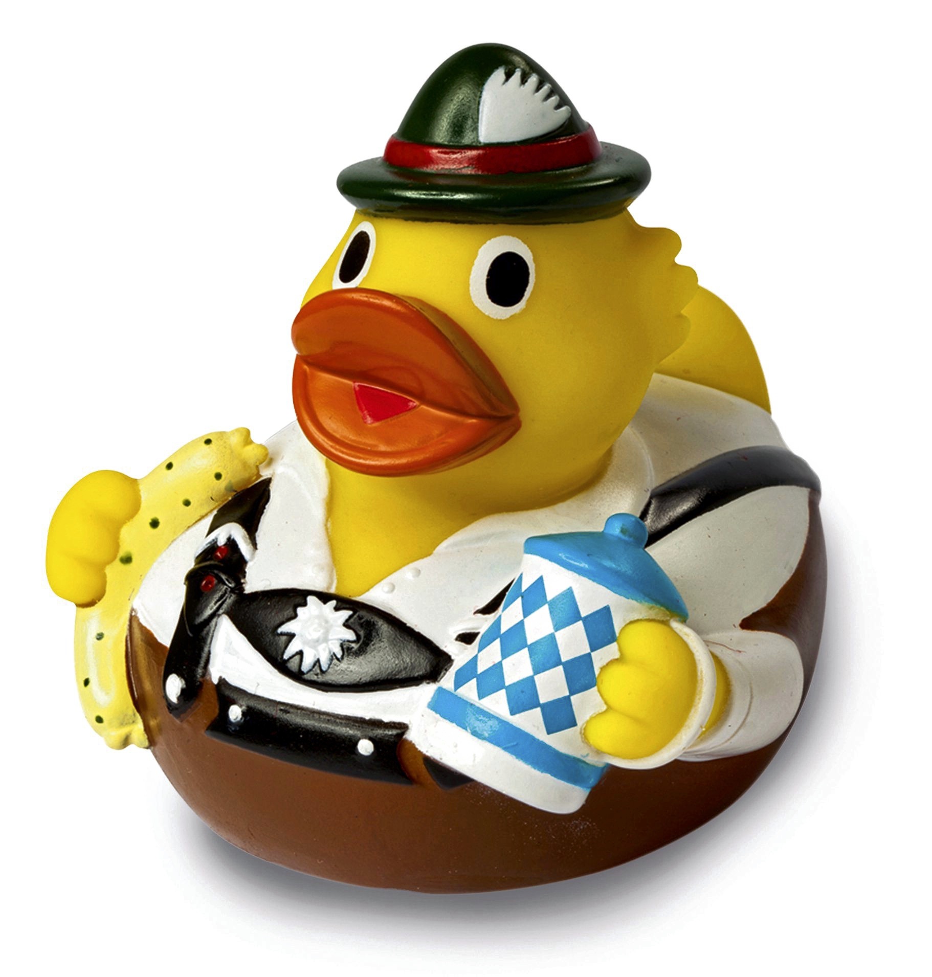 Benodigdheden MBW Schnabels® Squeaky Duck Oktoberfest-Duck voor bedrukking &amp; borduring