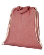 Tassen & Zakken 4DO Pheebs 150 g/m² gerecyclede rugzak met trekkoordsluiting 6L voor bedrukking &amp; borduring