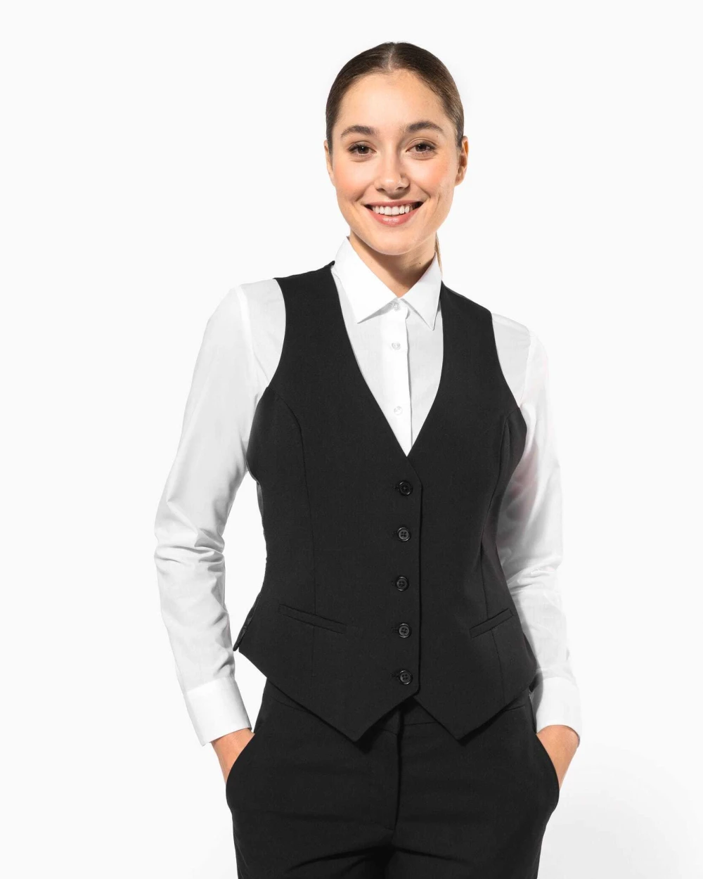 KARIBAN Damen-Weste Jacken personalisierbar