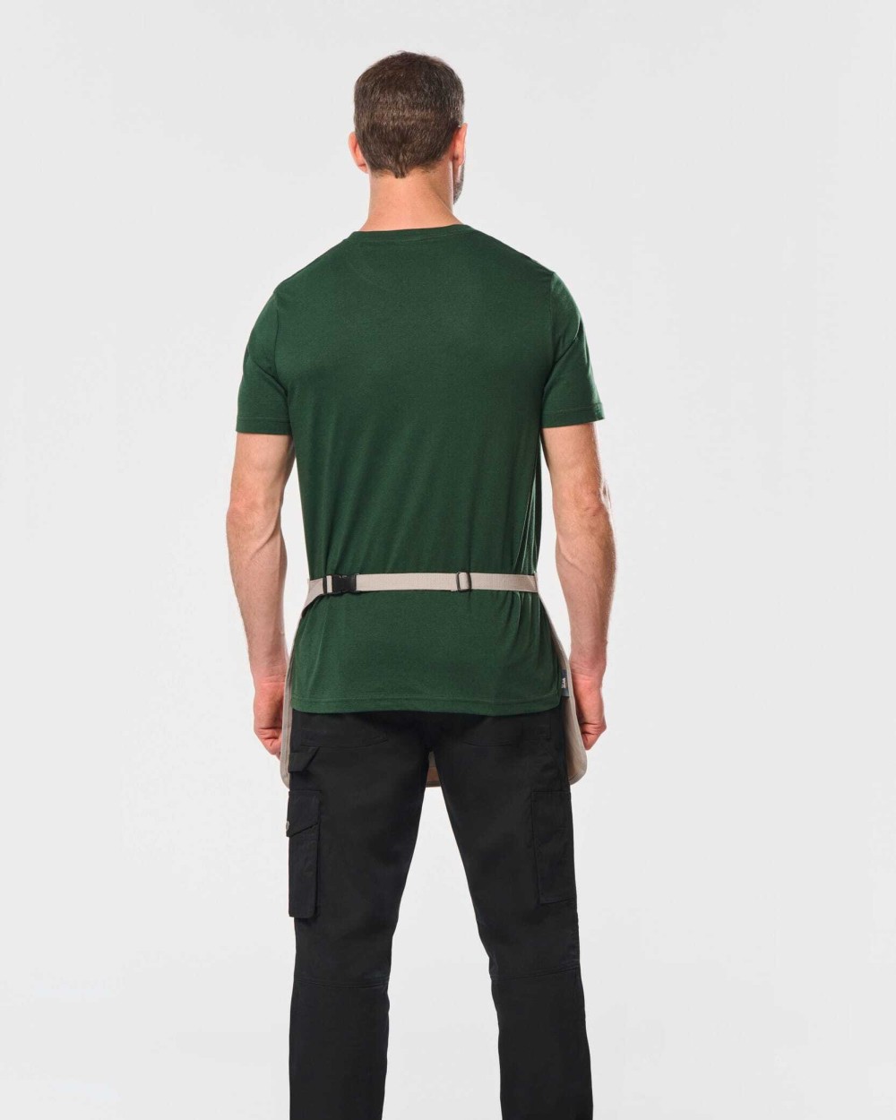 WK. DESIGNED TO WORK Kurze umweltfreundliche Unisex-Gärtnerschürze Schürzen personalisierbar