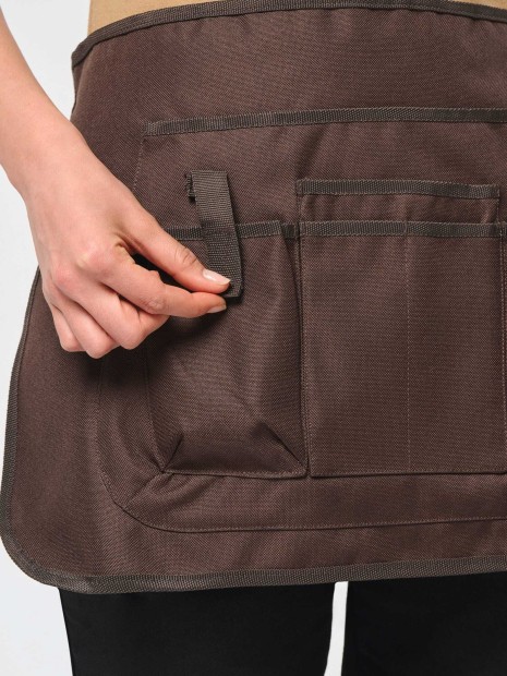 Tabliers à personnaliser WK. DESIGNED TO WORK Tablier court de jardinage écoresponsable unisexe 