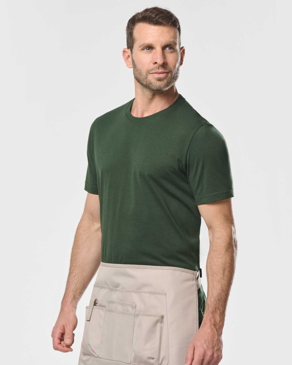 WK. DESIGNED TO WORK Kurze umweltfreundliche Unisex-Gärtnerschürze Schürzen personalisierbar