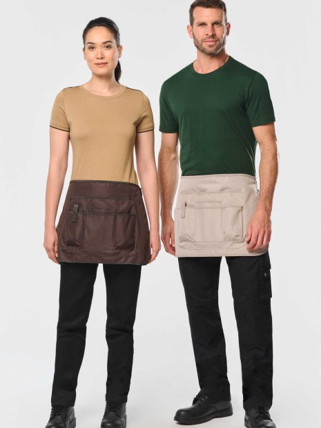 Tabliers à personnaliser WK. DESIGNED TO WORK Tablier court de jardinage écoresponsable unisexe 