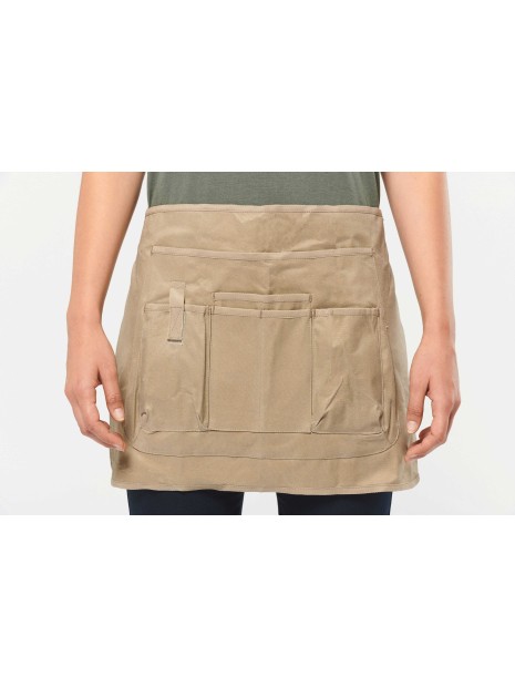 WK. DESIGNED TO WORK Tablier court de jardinage écoresponsable unisexe  personnalisable