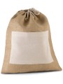 KIMOOD Sac en toile de jute avec cordelettes /api/colors/69701f53-78a9-4fa4-aa10-cf13b1e0959d personnalisable