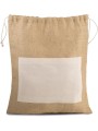 KIMOOD Sac en toile de jute avec cordelettes /api/colors/69701f53-78a9-4fa4-aa10-cf13b1e0959d personnalisable
