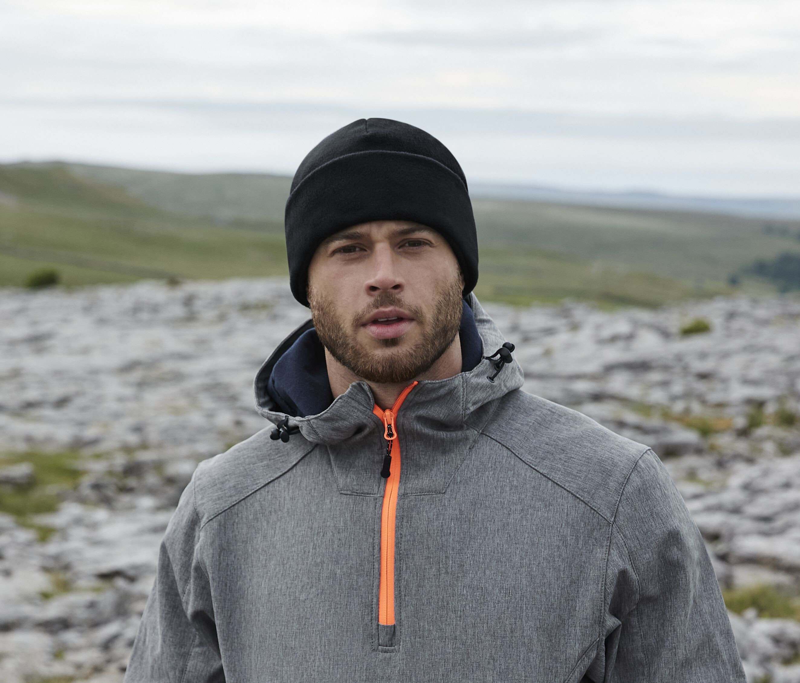 Bonnets personnalisable BEECHFIELD RECYCLED FLEECE CUFFED BEANIE