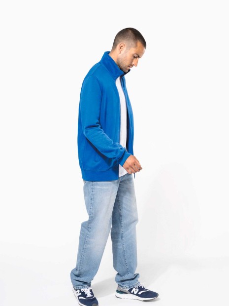 Sweat-shirts à personnaliser KARIBAN Veste molleton gratté homme 