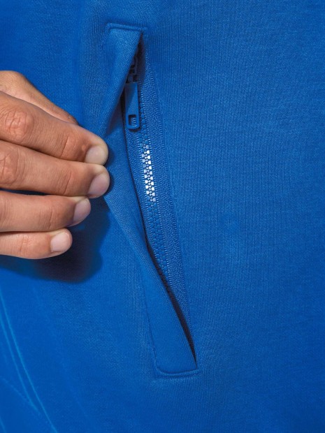 Sweat-shirts à personnaliser KARIBAN Veste molleton gratté homme 